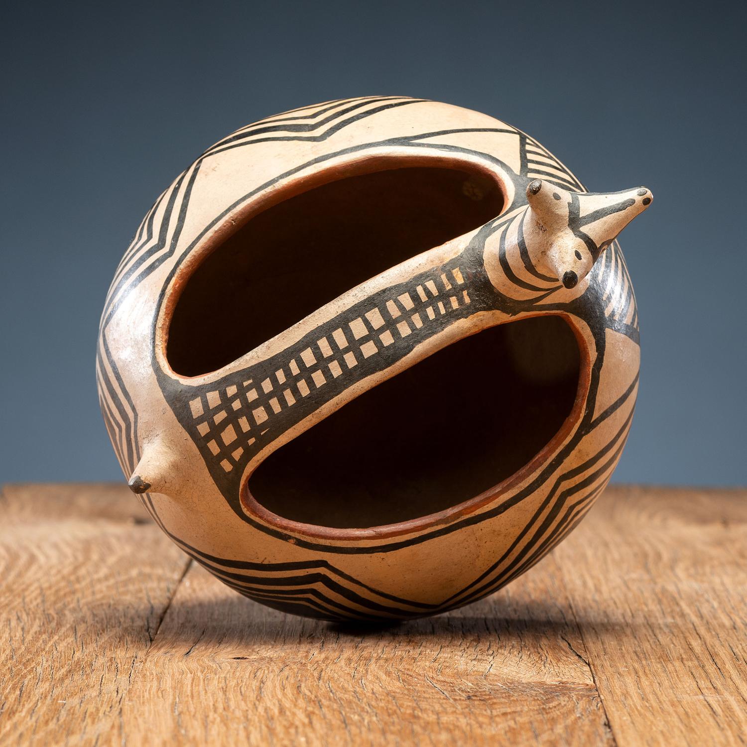 Cochiti Figural Pottery Jar