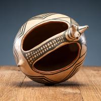 Cochiti Figural Pottery Jar