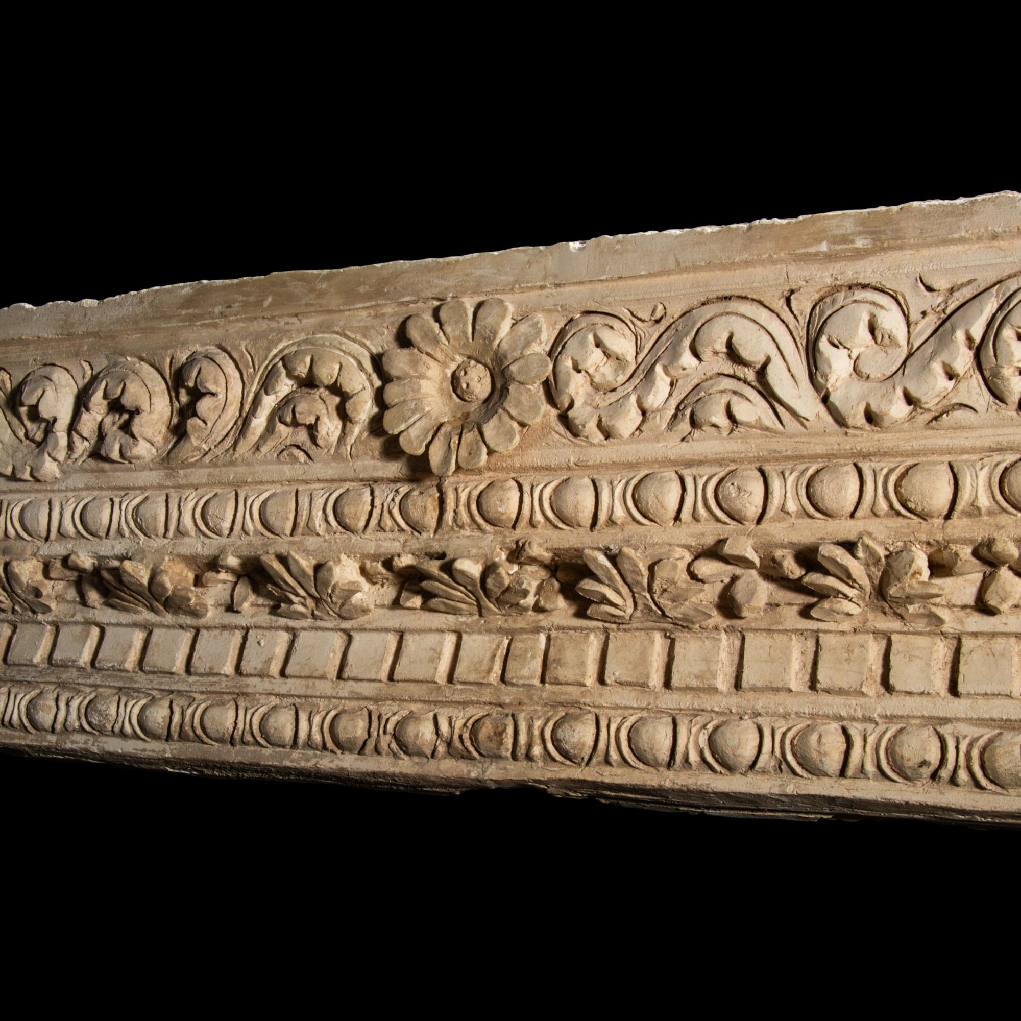 A Palmyrene Stucco Architectural Relief
