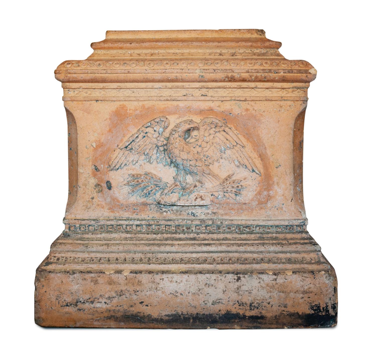 A Pair of French Terracotta Stands