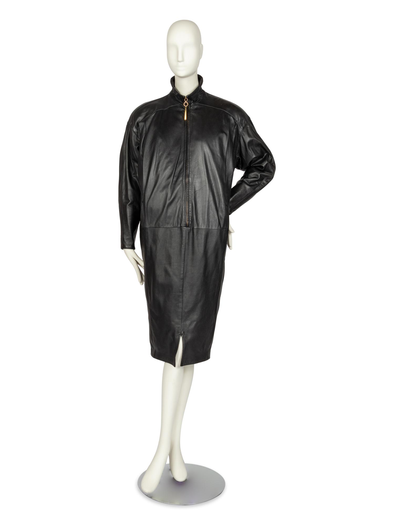 Six Designer Leather Items: Fendi & Gianfranco Ferre, 1980s