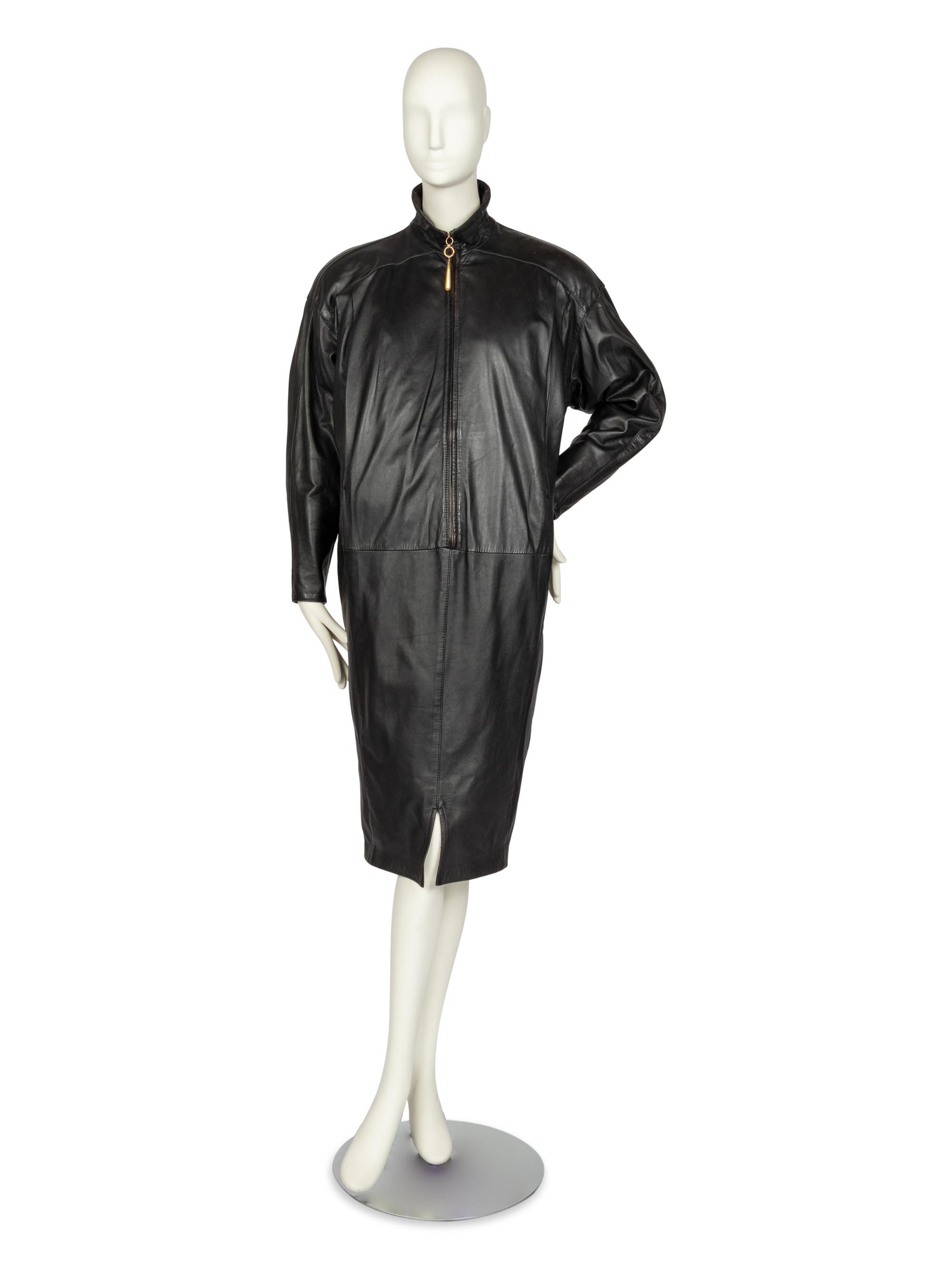 Six Designer Leather Items: Fendi & Gianfranco Ferre, 1980s