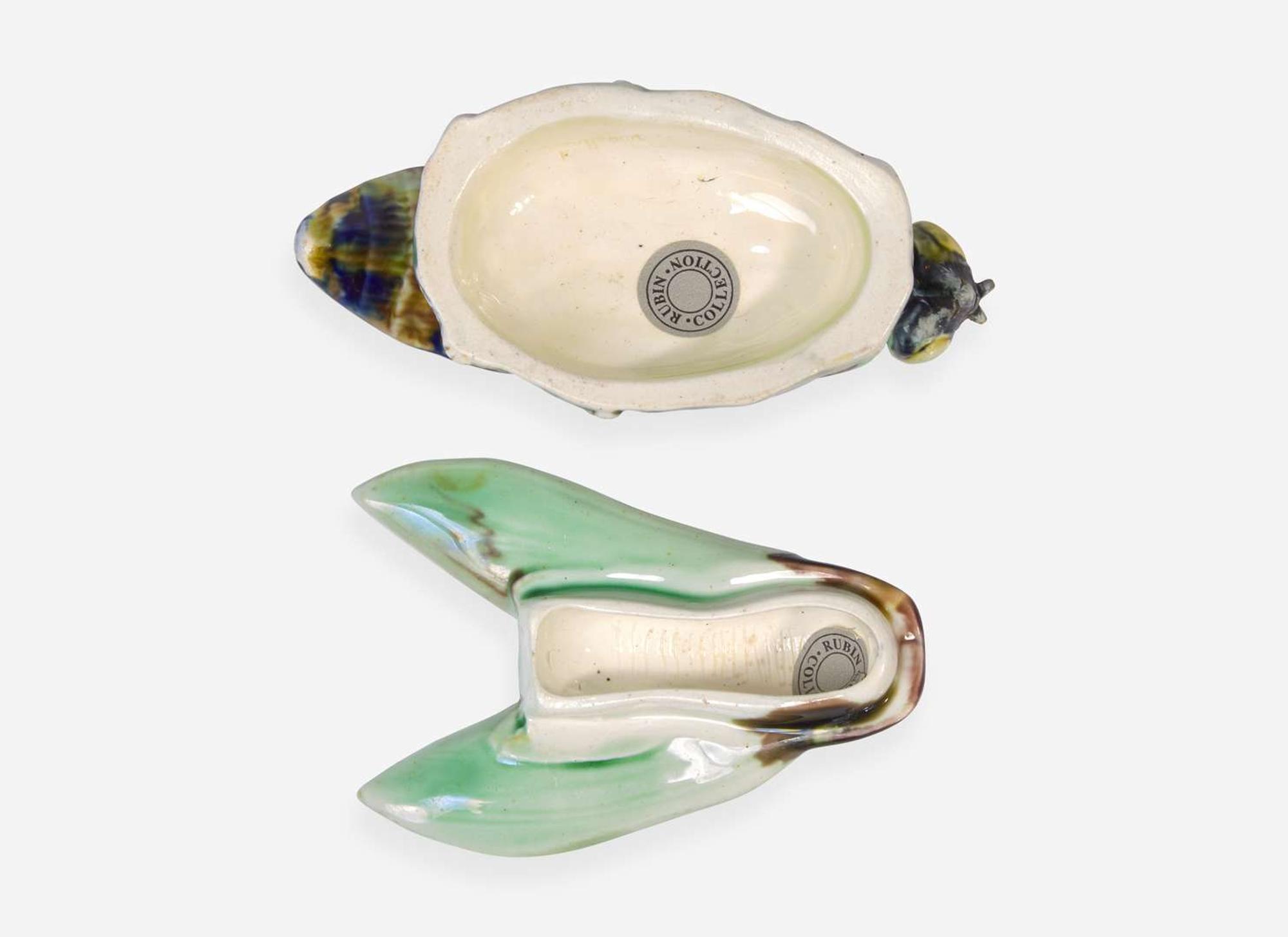 A Wedgwood Majolica Fly Match Box, UK, 1873