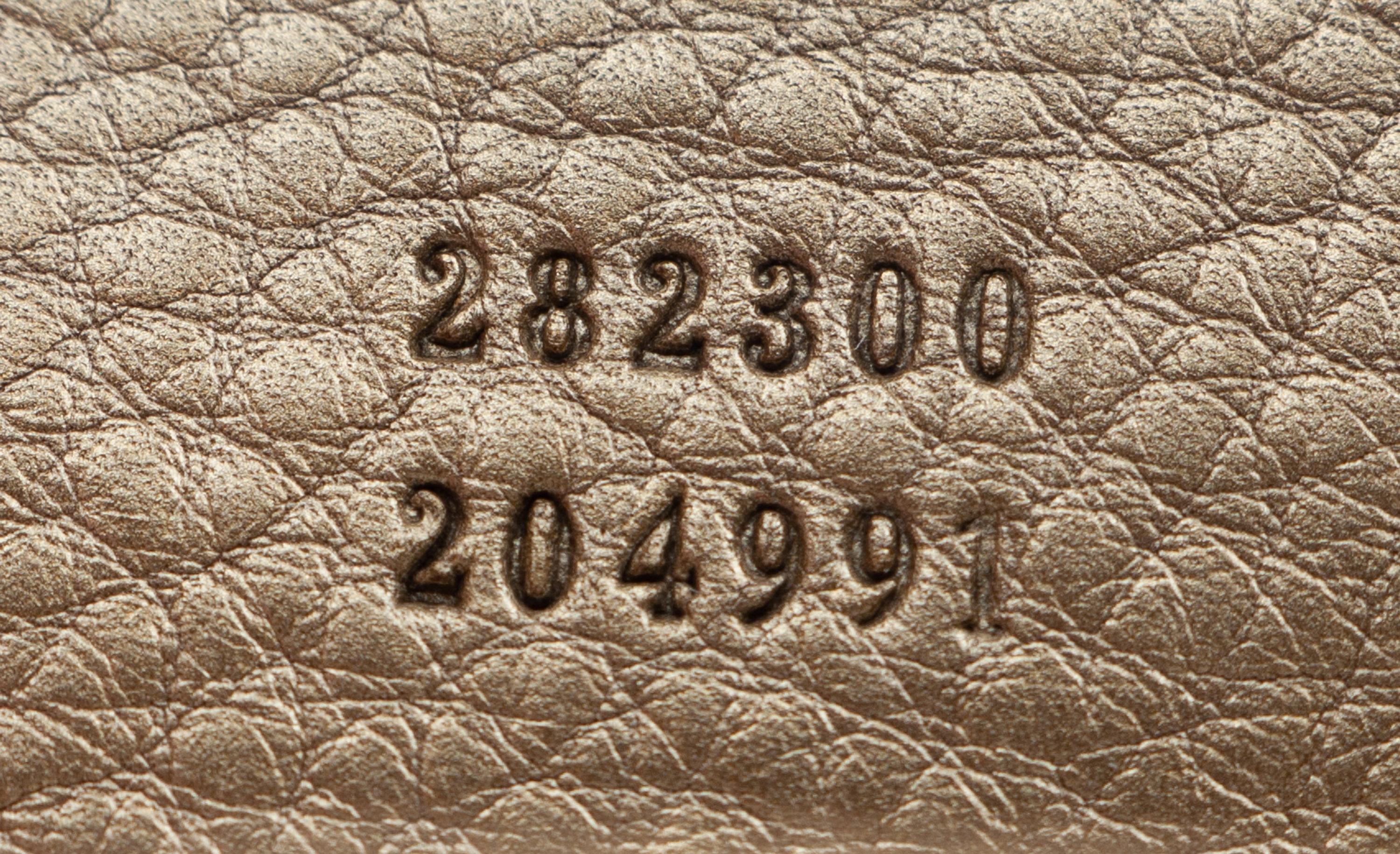 Gucci Gold Python Bag, 2000s