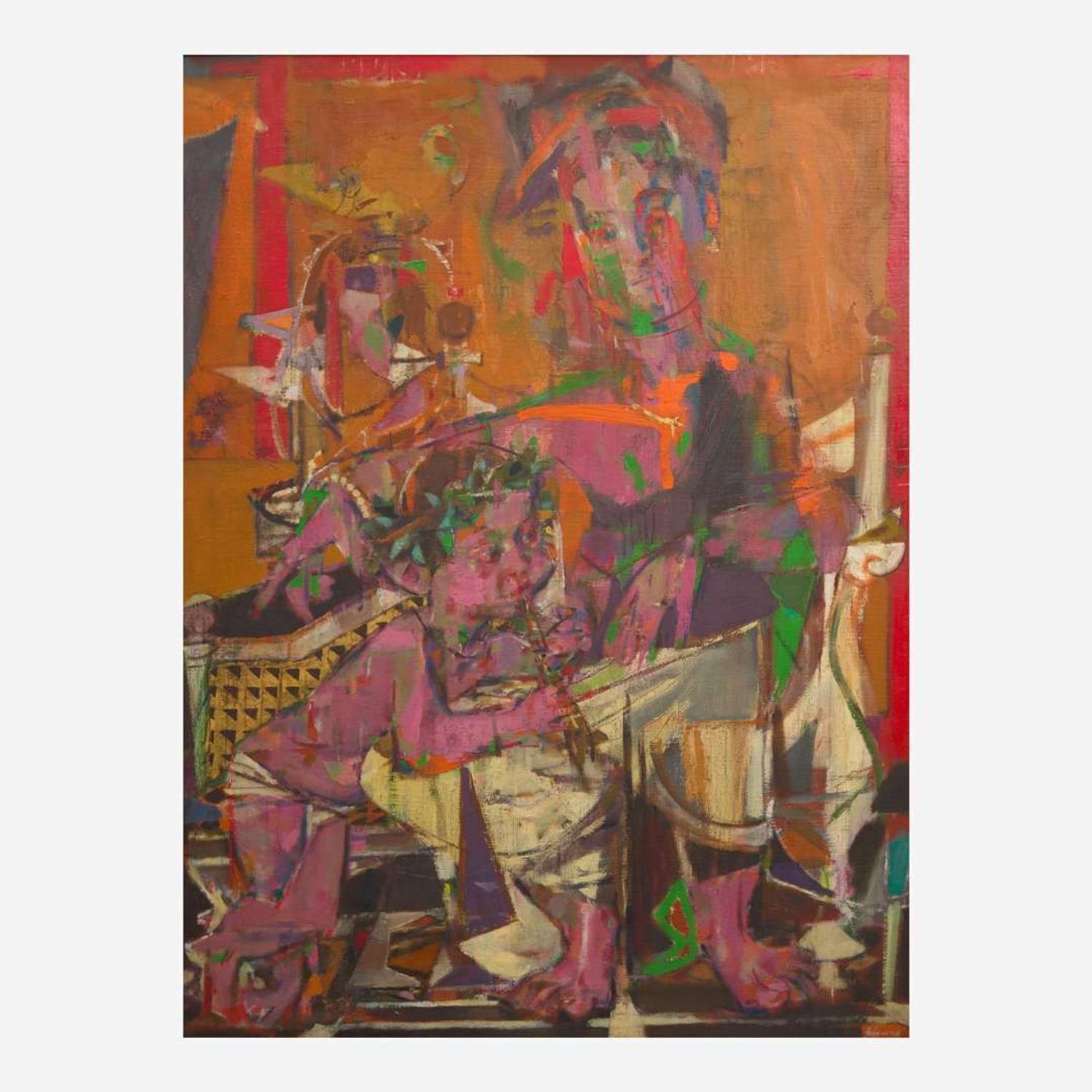Jack Levine (American, 1915–2010) Orpheus and Calliope