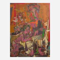 Jack Levine (American, 1915–2010) Orpheus and Calliope