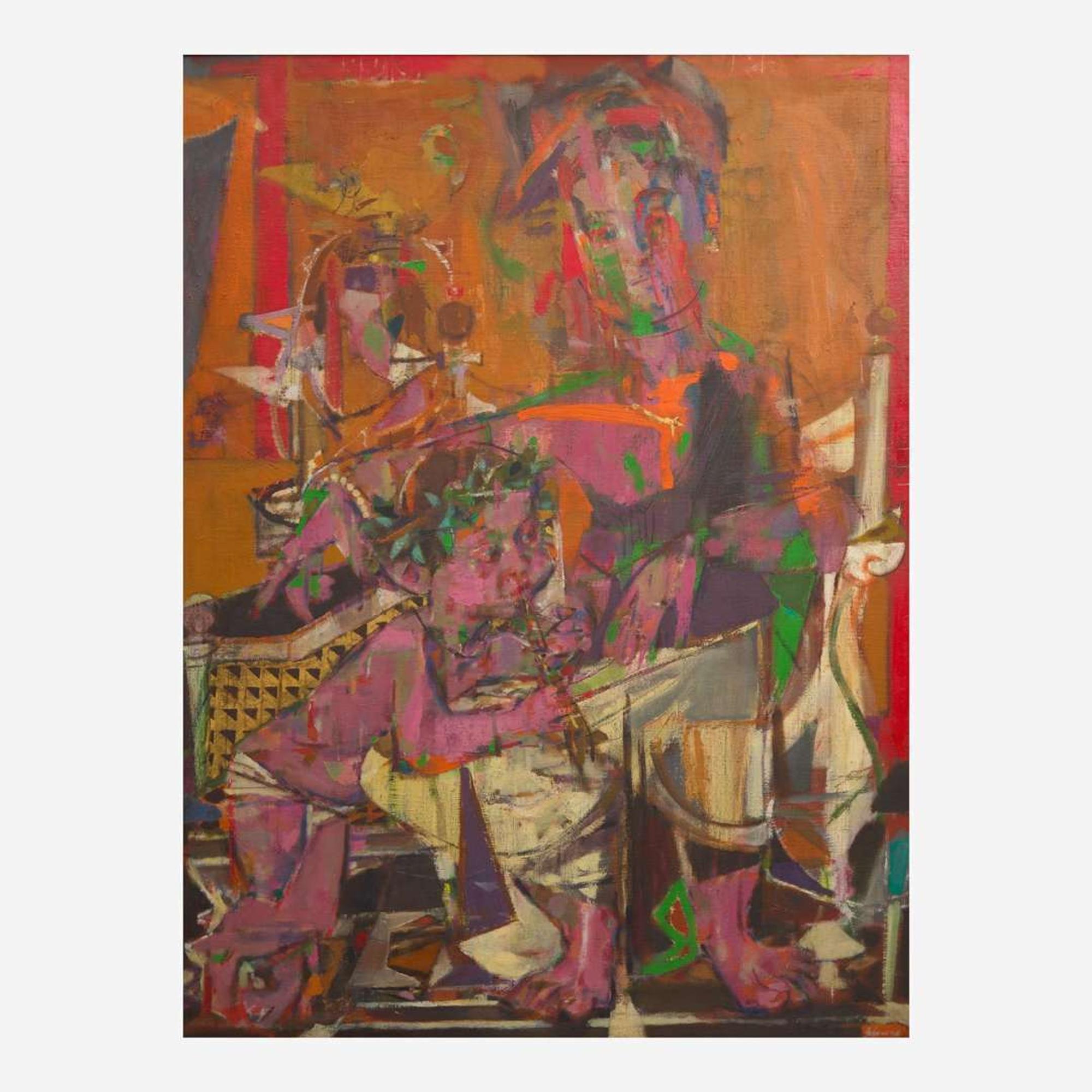 Jack Levine (American, 1915–2010) Orpheus and Calliope