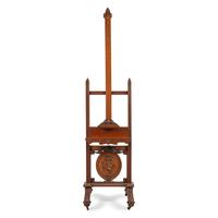 A French Neoclassical Carved Walnut Easel