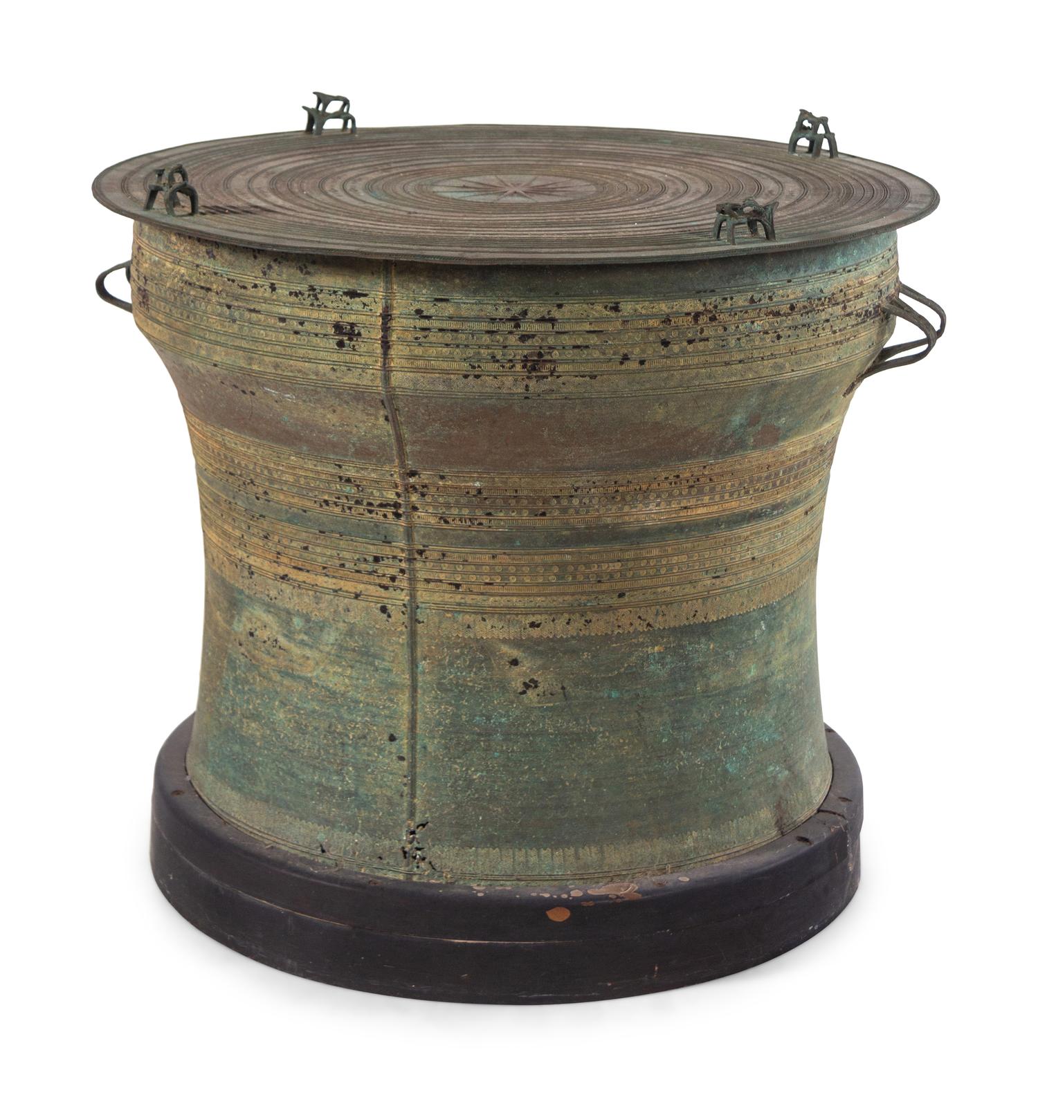 A Southeast Asian Bronze Rain Drum