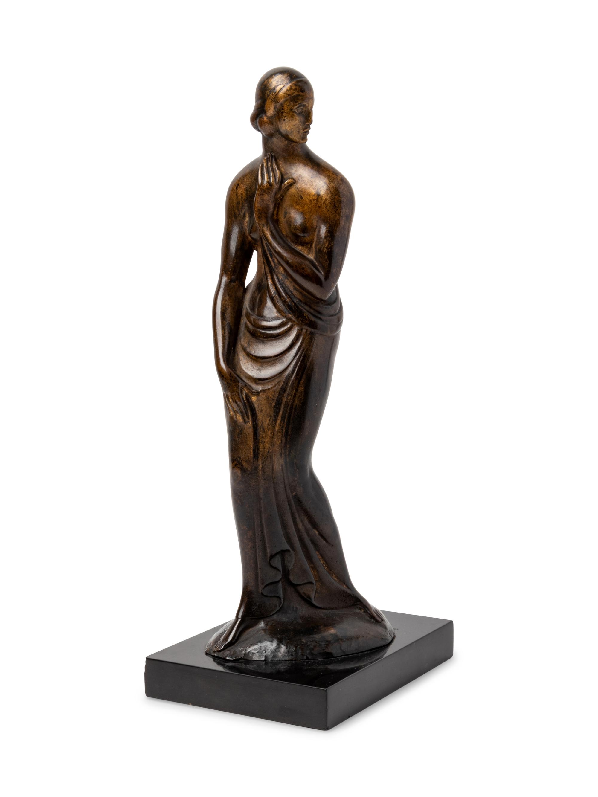 Pudeur (Draped Figure , Standing Woman) [LF 18] model circa 1915-17, cast circa 1917-20