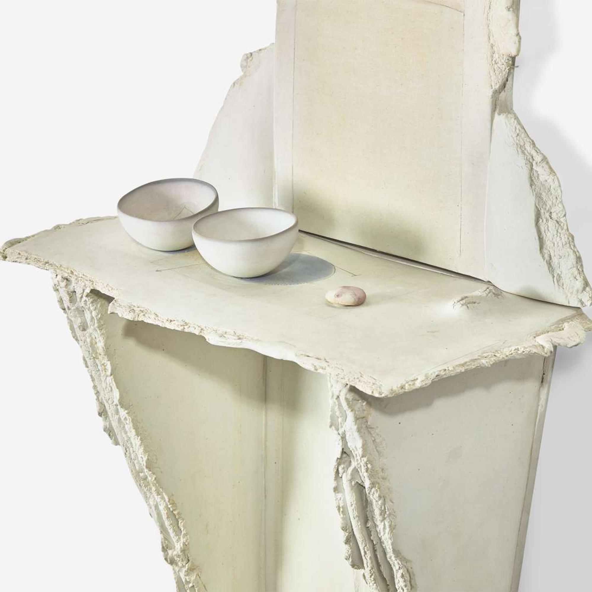 Paula Winokur (American, 1936-2018) Wall Shelf Sculpture, Philadelphia, Pennsylvania, USA, 1987