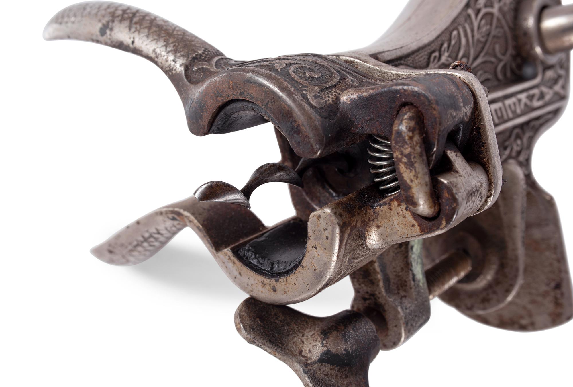 A Cast Iron "Yankee No. 7" Corkscrew