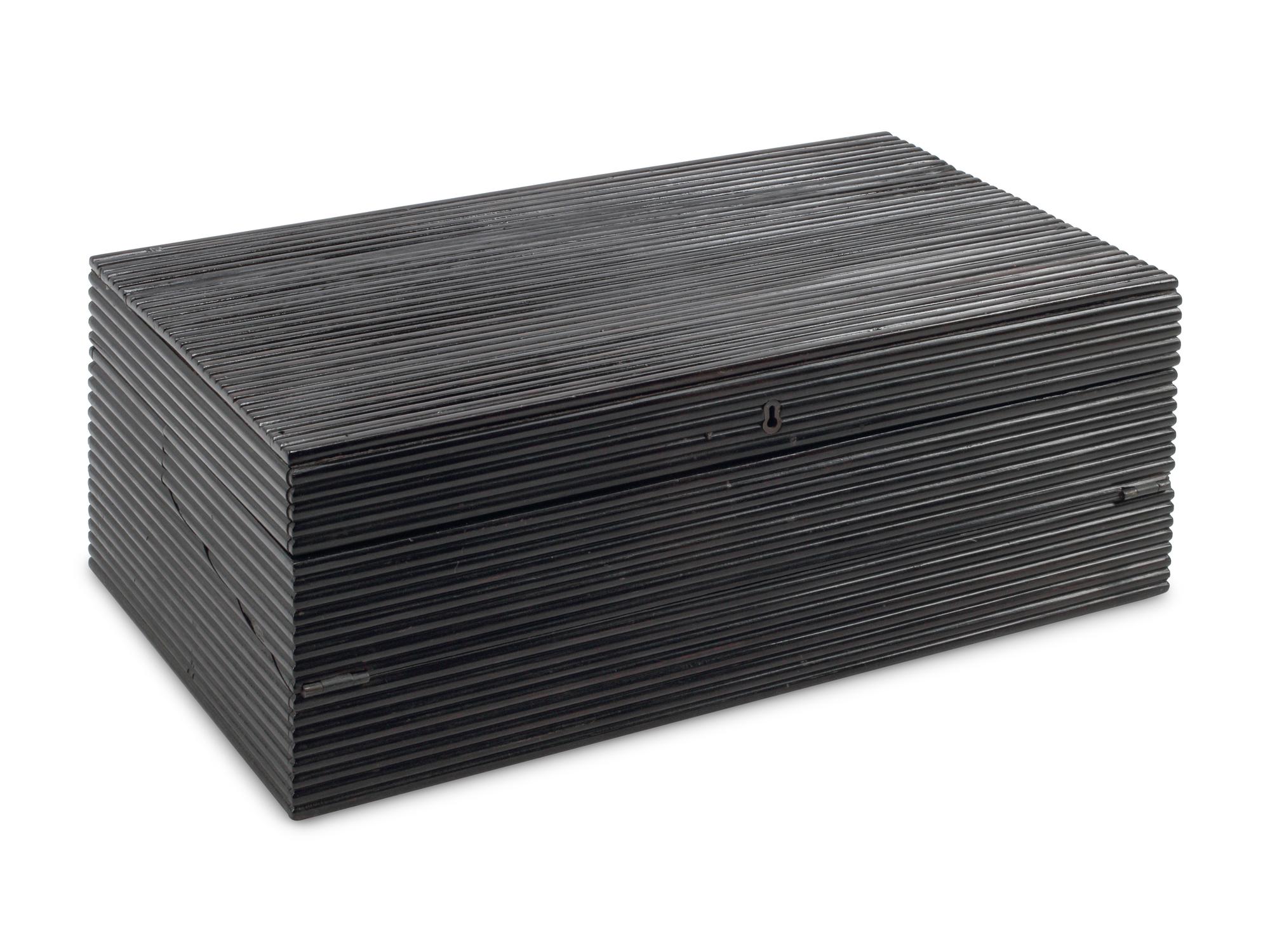 An Anglo-Colonial Ebonized Writing Slope