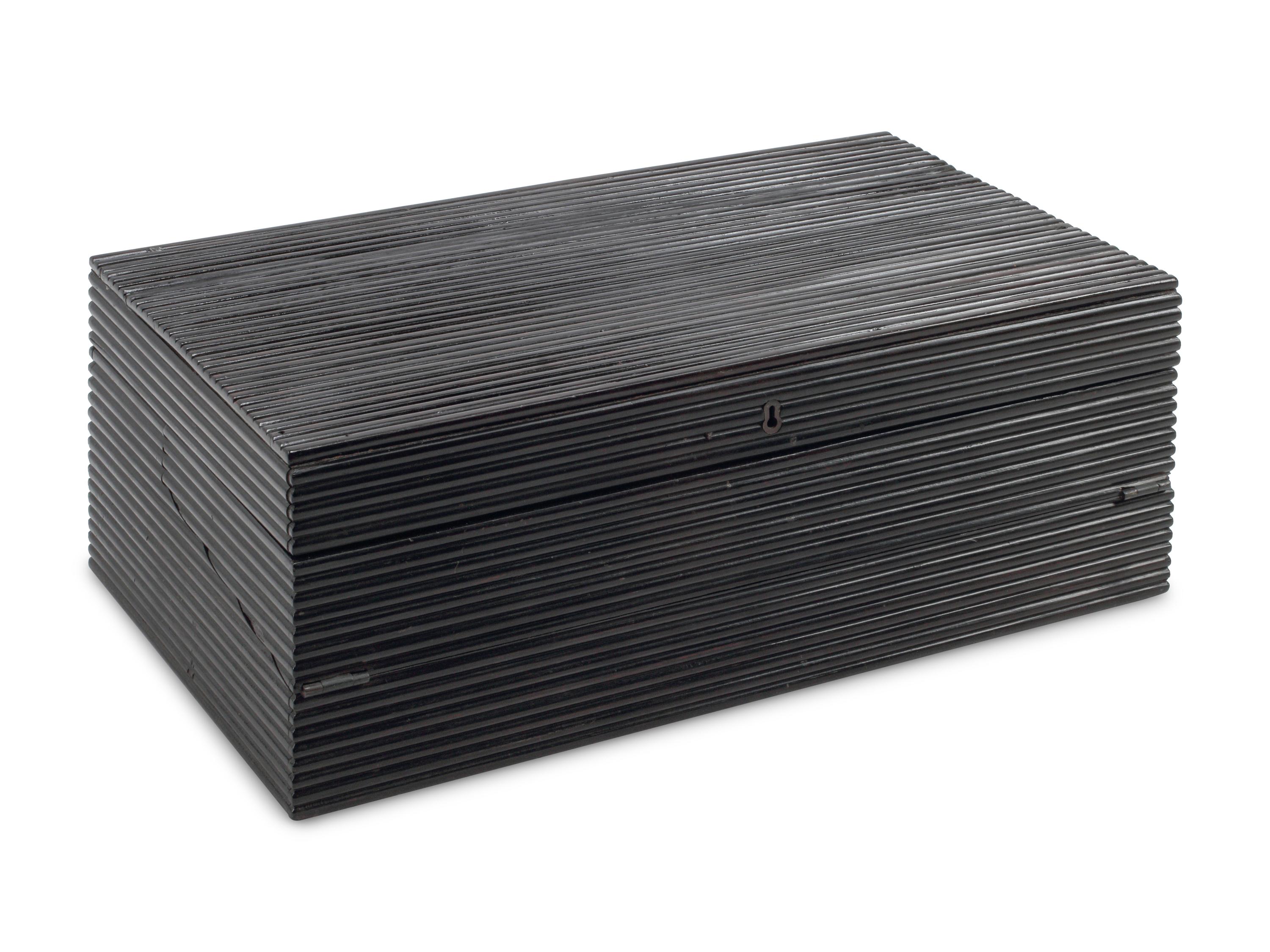 An Anglo-Colonial Ebonized Writing Slope