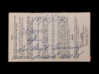 A Group of Significant 1972 Tickets From the Final Games of Roberto Clemente,
