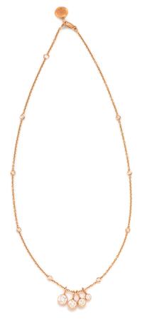 An 18 Karat Rose Gold, Diamond and Coin Pendant Necklace, 5.95 dwts.