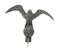 A Molded and Patinated Copper Eagle Weathervane