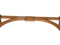 A Louis XVI Style Painted and Parcel Gilt Side Table