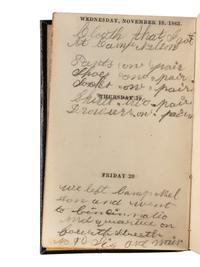 [CIVIL WAR]. Civil War diary, post-war journal identified to Andrew T. Hall, Co. G, 51st Pennsylvania. [ With :] Family CDVs and photographs.