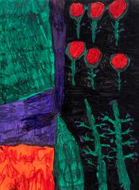 Untitled (Prehistoric Animals), Untitled (Prehistoric Enviornment) and Untitled (Prehistoric Enviornment) (three works)