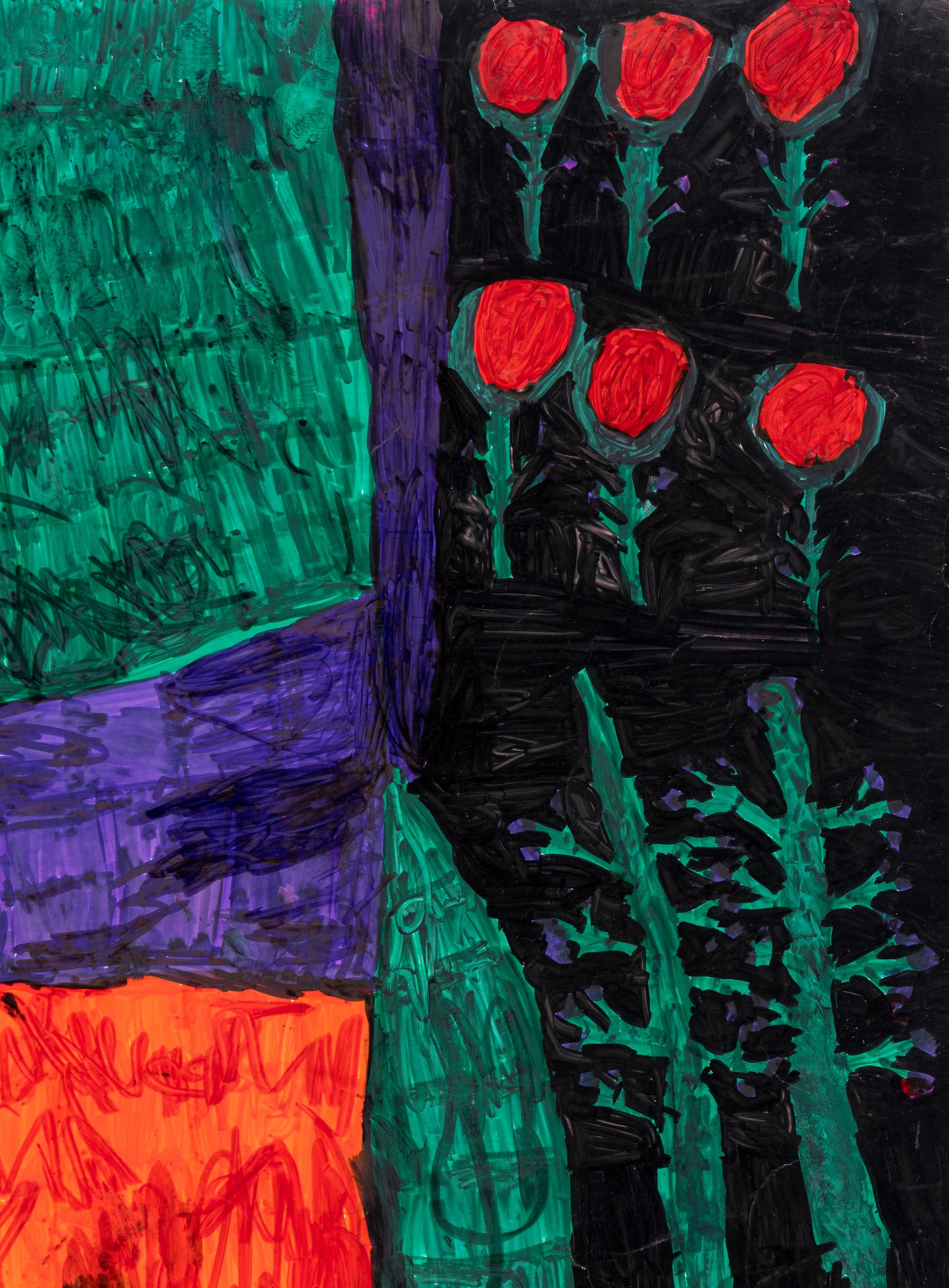 Untitled (Prehistoric Animals), Untitled (Prehistoric Enviornment) and Untitled (Prehistoric Enviornment) (three works)