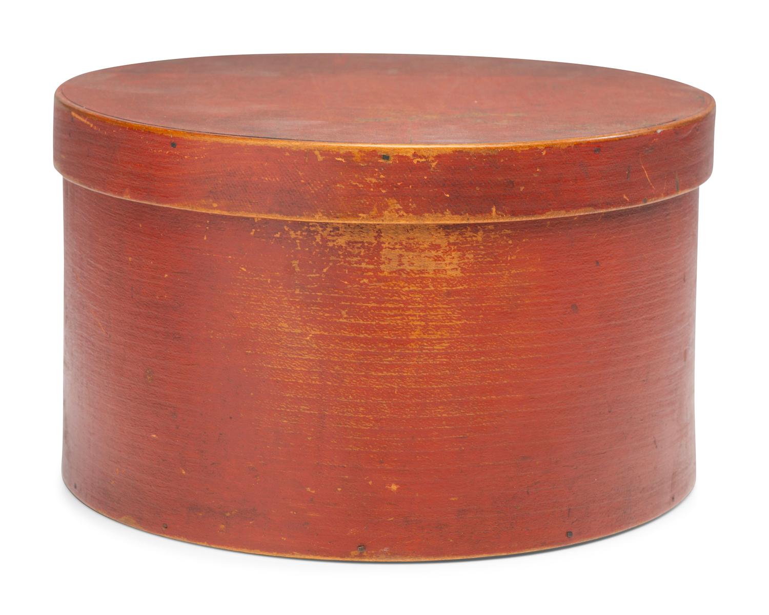 A Paint Decorated Shaker Bentwood Box