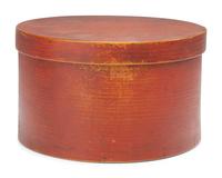 A Paint Decorated Shaker Bentwood Box