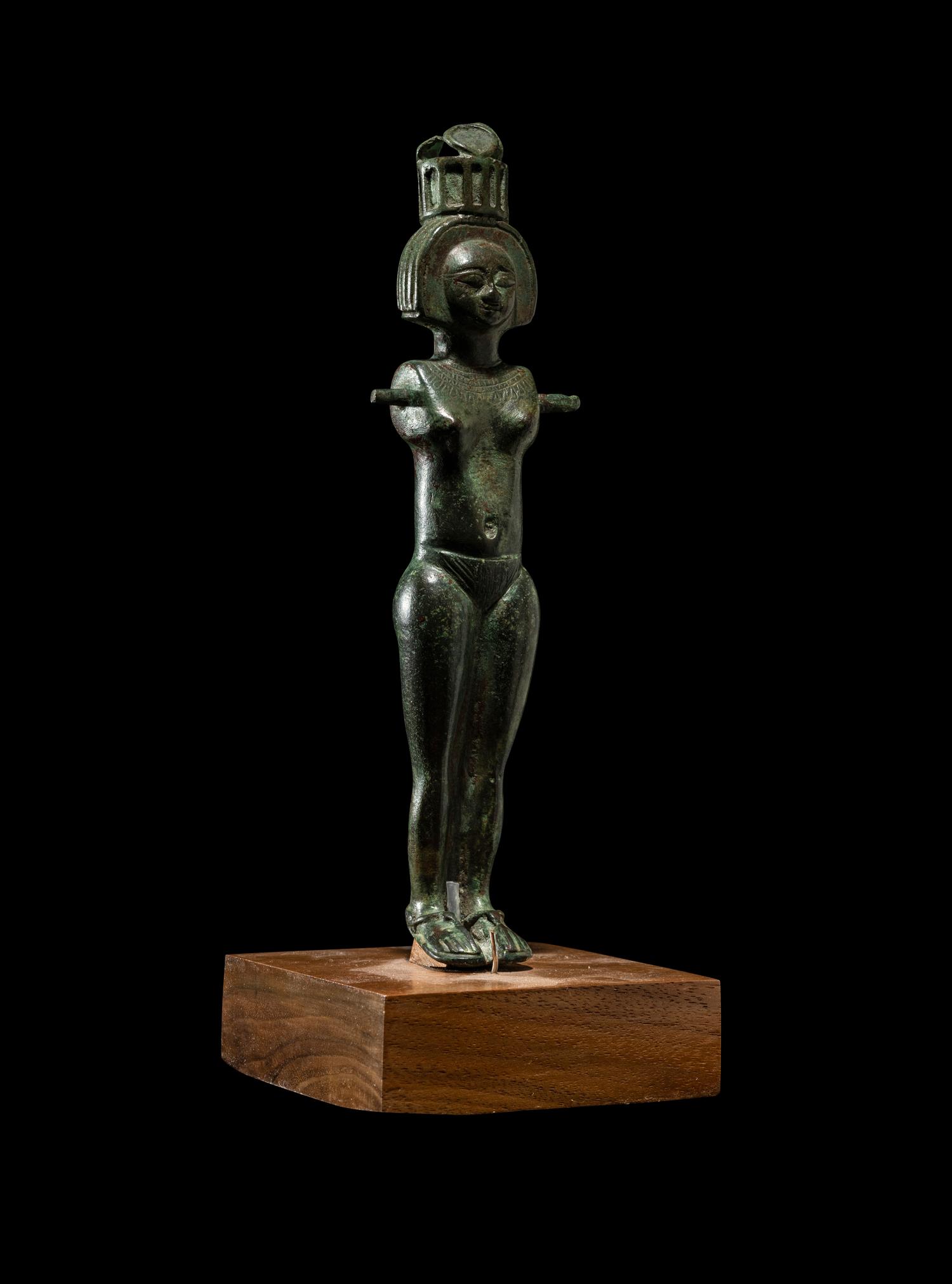 An Egyptian Bronze Goddess