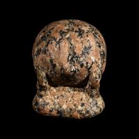 An Egyptian Granite Hedgehog — with 8 additional faience objects
