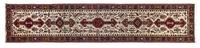 A Persian Wool Runner 13 feet 5 inches x 2 feet 10 inches.
