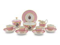 An English Porcelain Partial Tea Service