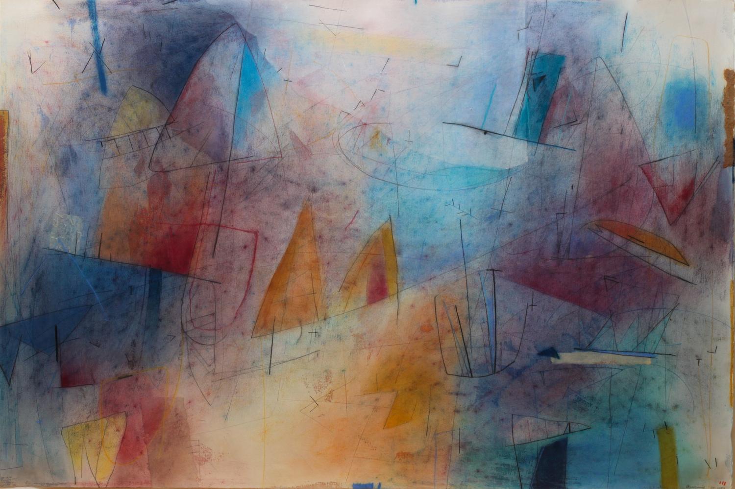 Emmi Whitehorse 31 1/2 x 48 inches — (Dine, b. 1956)