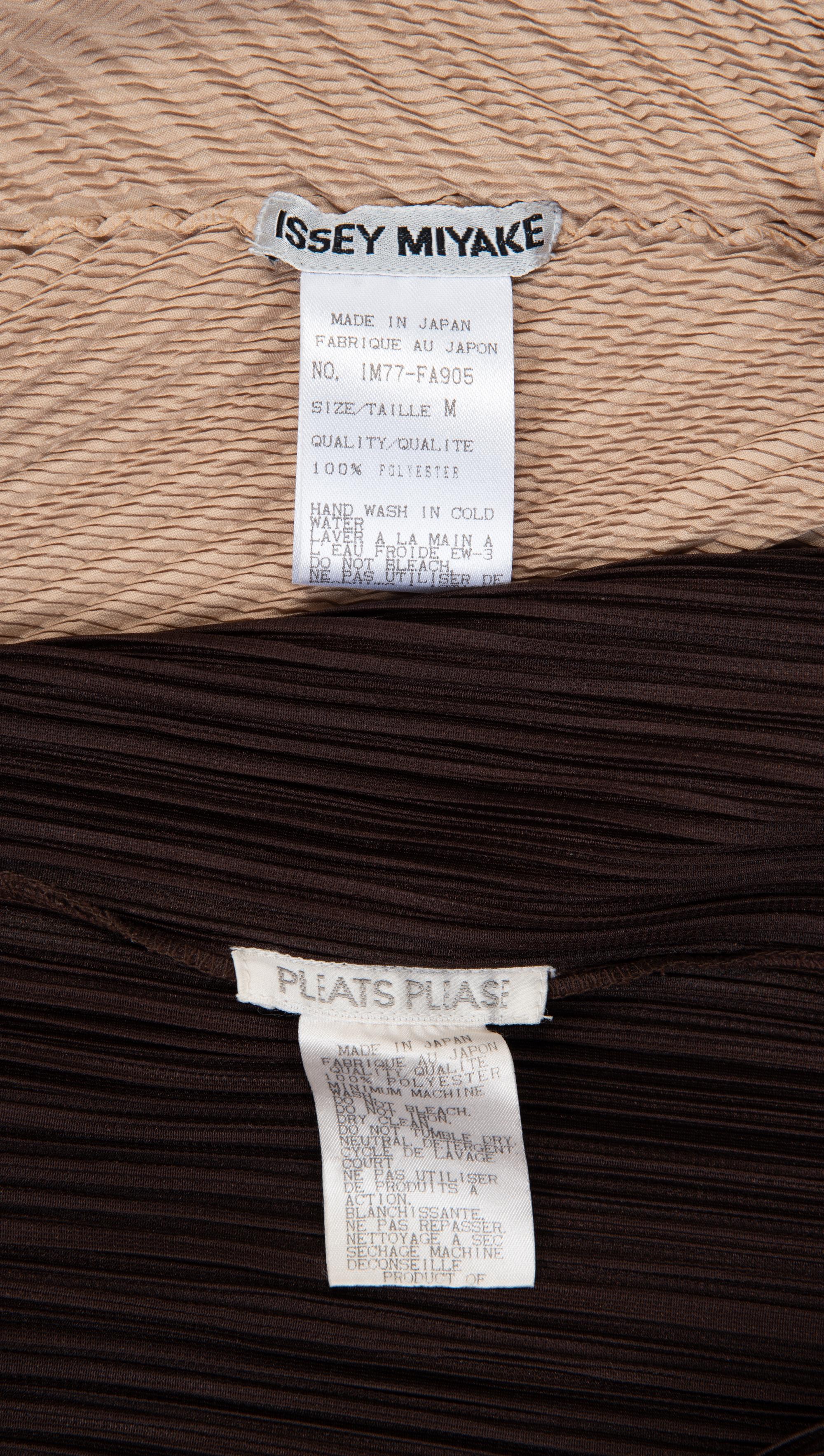 Two Issey Miyake Items: One Dress, One Jacket, c.1995