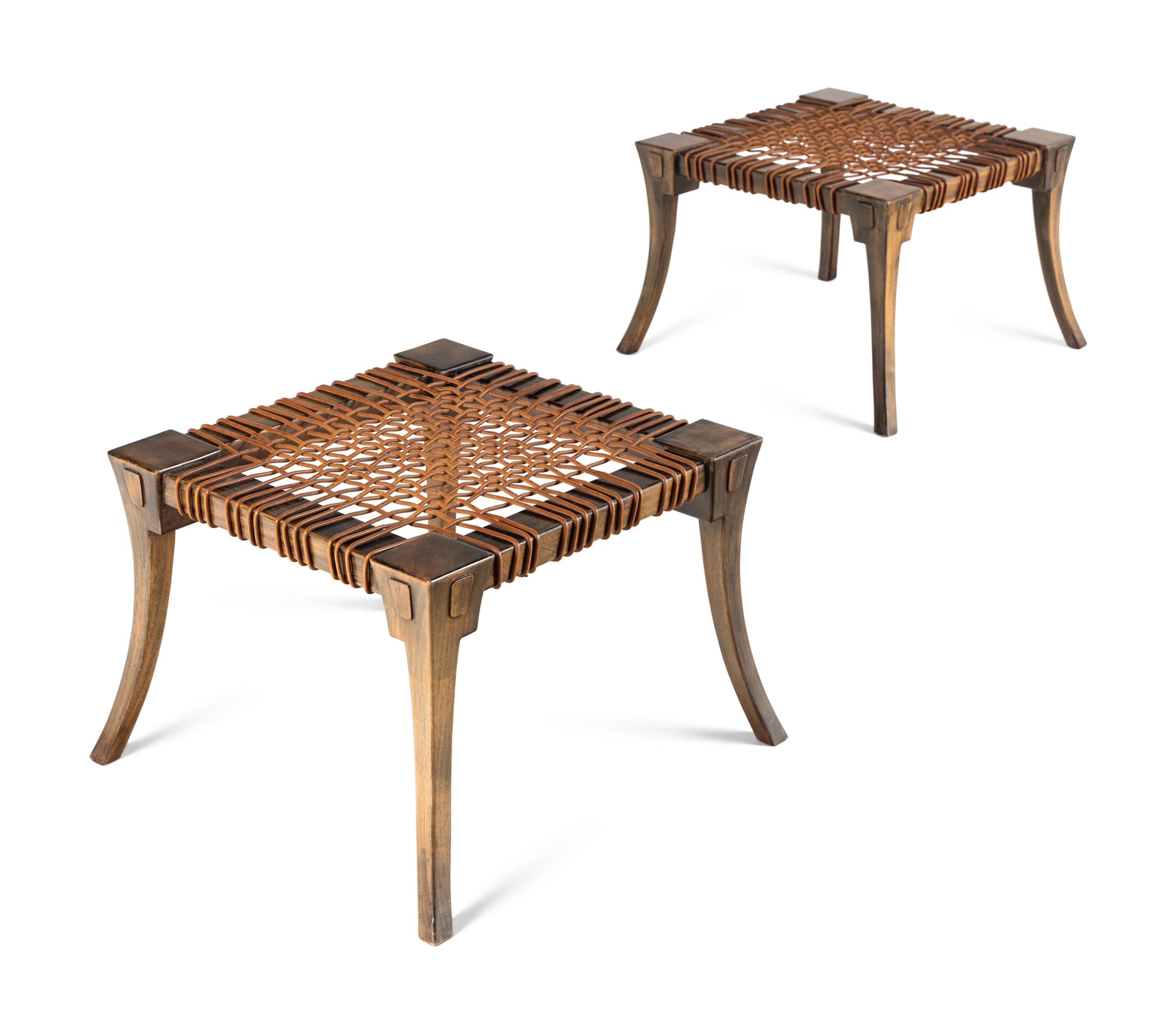 Pair of Klismos Stools, 1961 United Kingdom / Greece