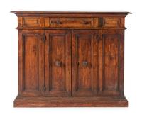 An Italian Baroque Walnut Cabinet
