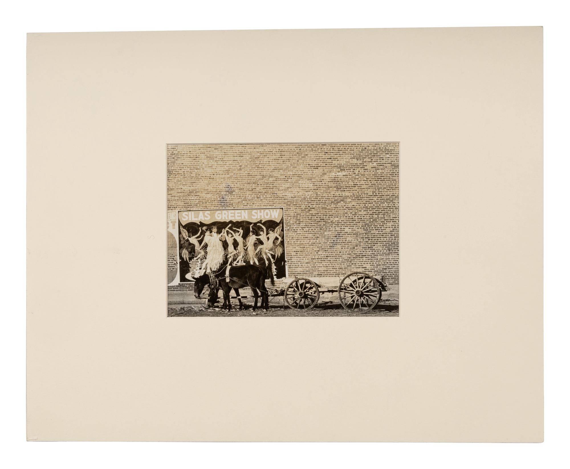 Walker Evans (1903-1975) Mule Team in Mississippi, 1937