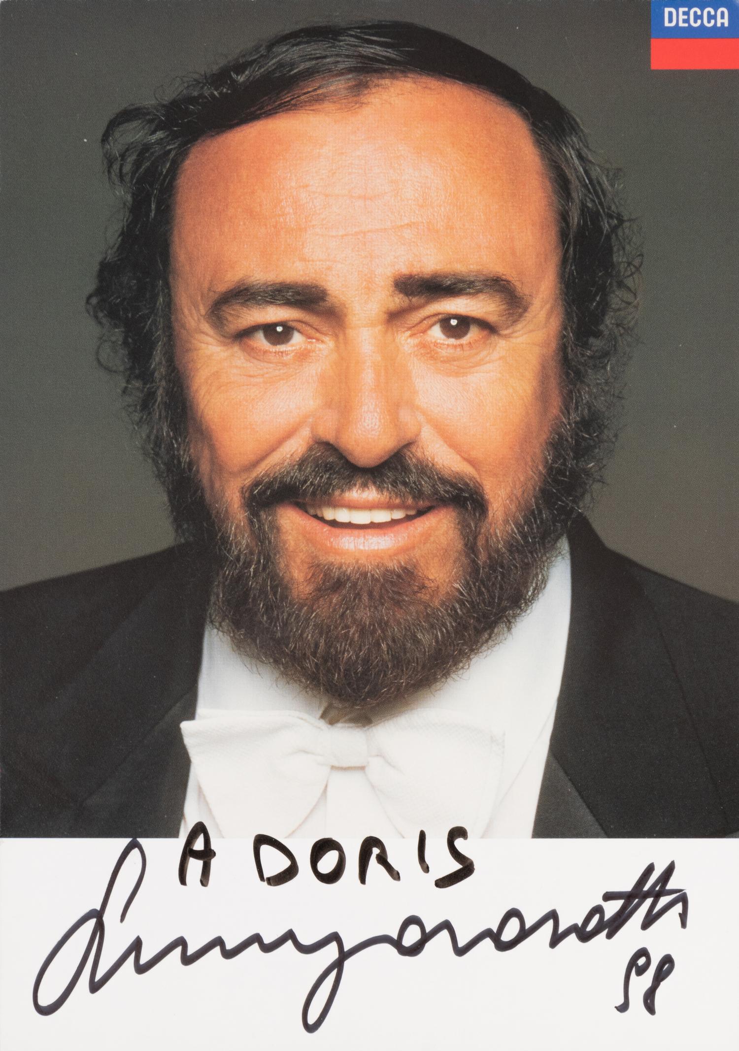 [20TH-CENTURY OPERA SINGERS]. A group of 6 signed photographs or photographic prints of opera singers from the 1970s-1990s, comprising images of: