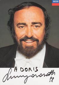 [20TH-CENTURY OPERA SINGERS]. A group of 6 signed photographs or photographic prints of opera singers from the 1970s-1990s, comprising images of: