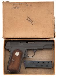 **British Proofed Lend Lease Colt Model 1903 Pistol in Pasteboard Box