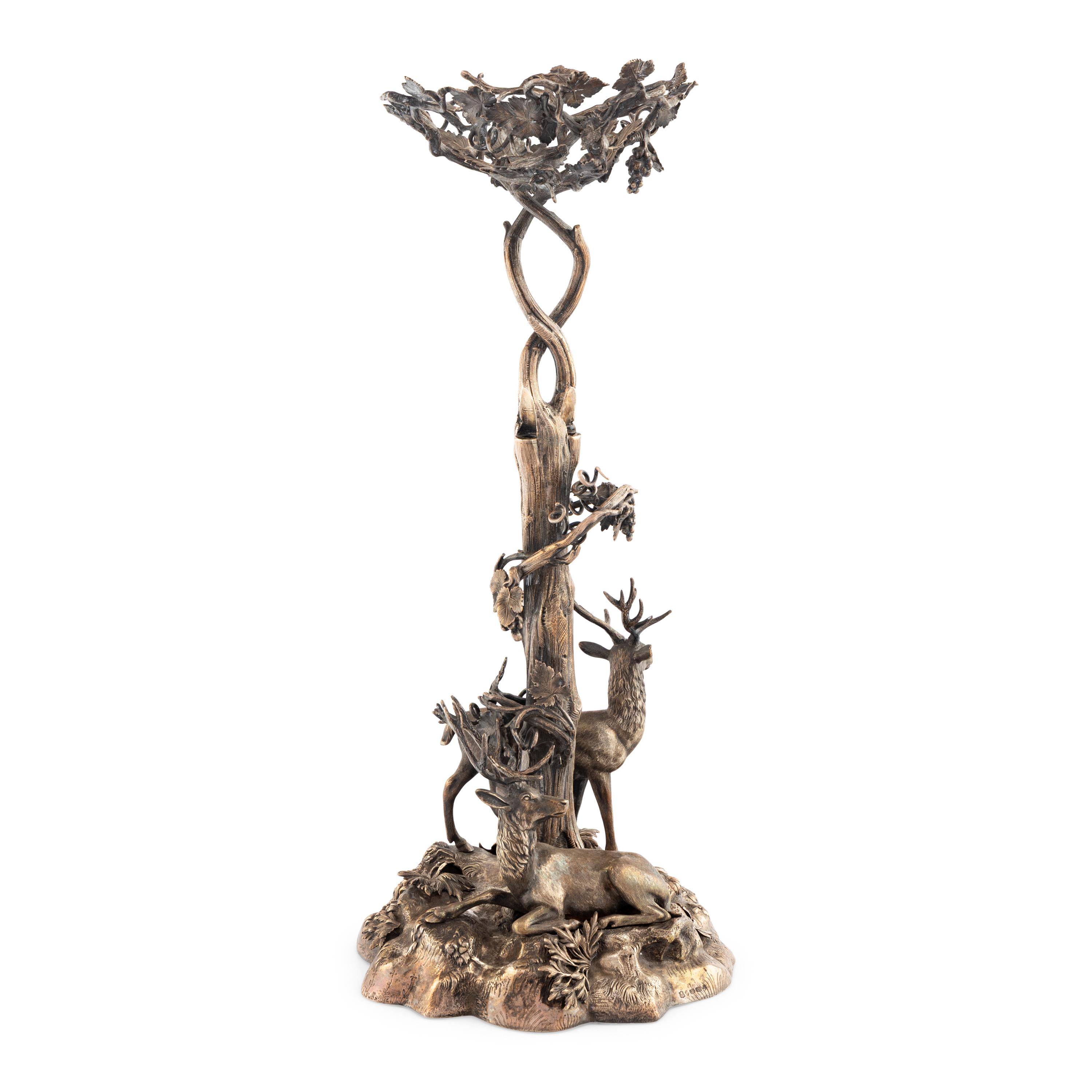 An English Silver-Plate Epergne