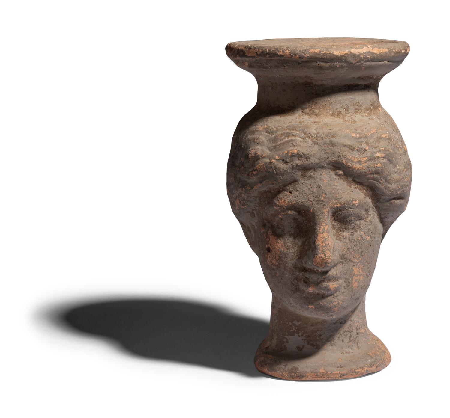 An Etruscan Terracotta Votive Head