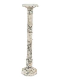Two Continental Marble Pedestals