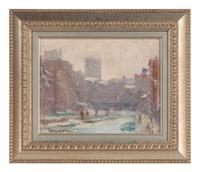 Colin Campbell Cooper (American, 1856-1937) — New York Winter