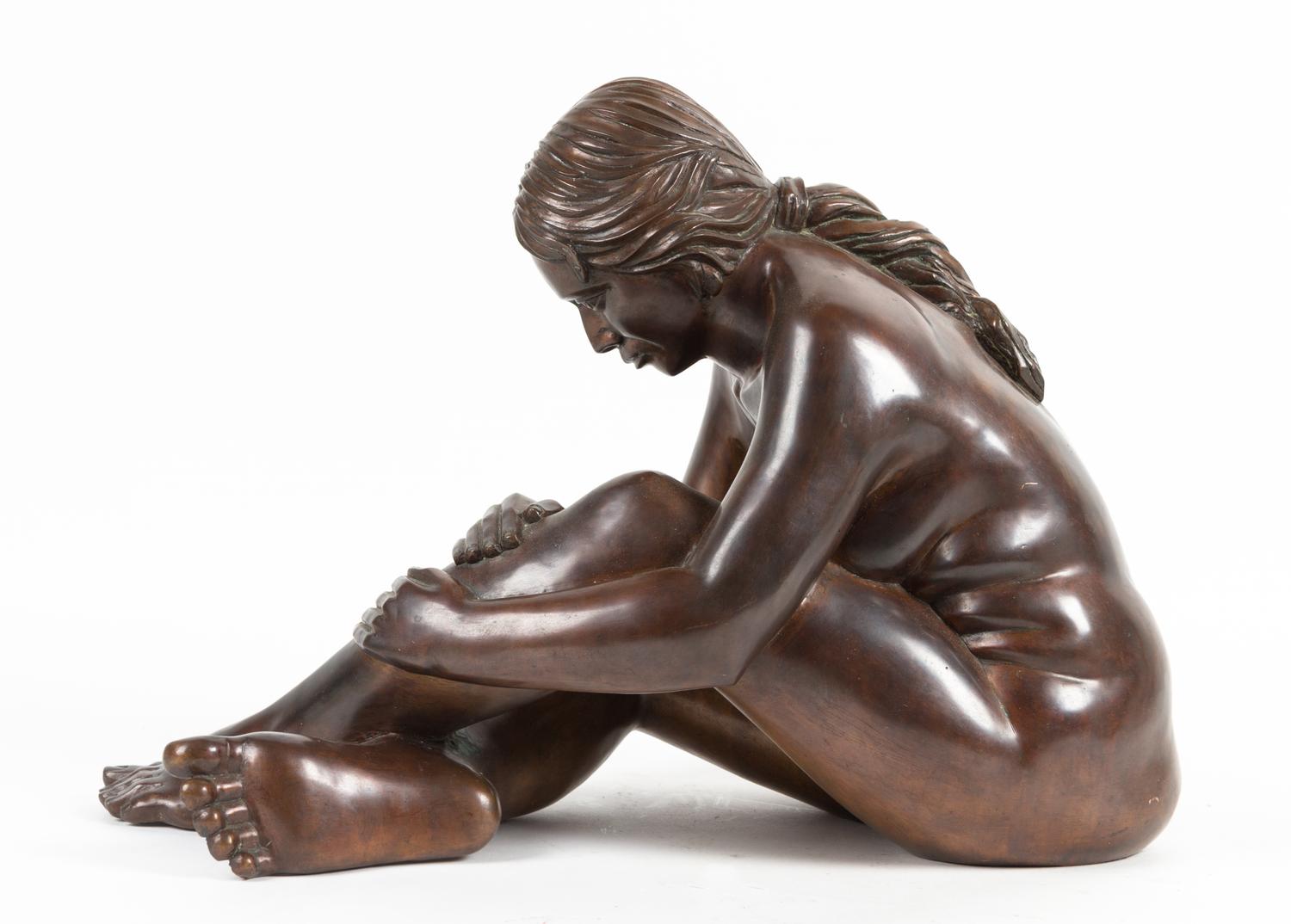 Mario Rangel Gomez, (Mexican, 20th century), Seated Woman