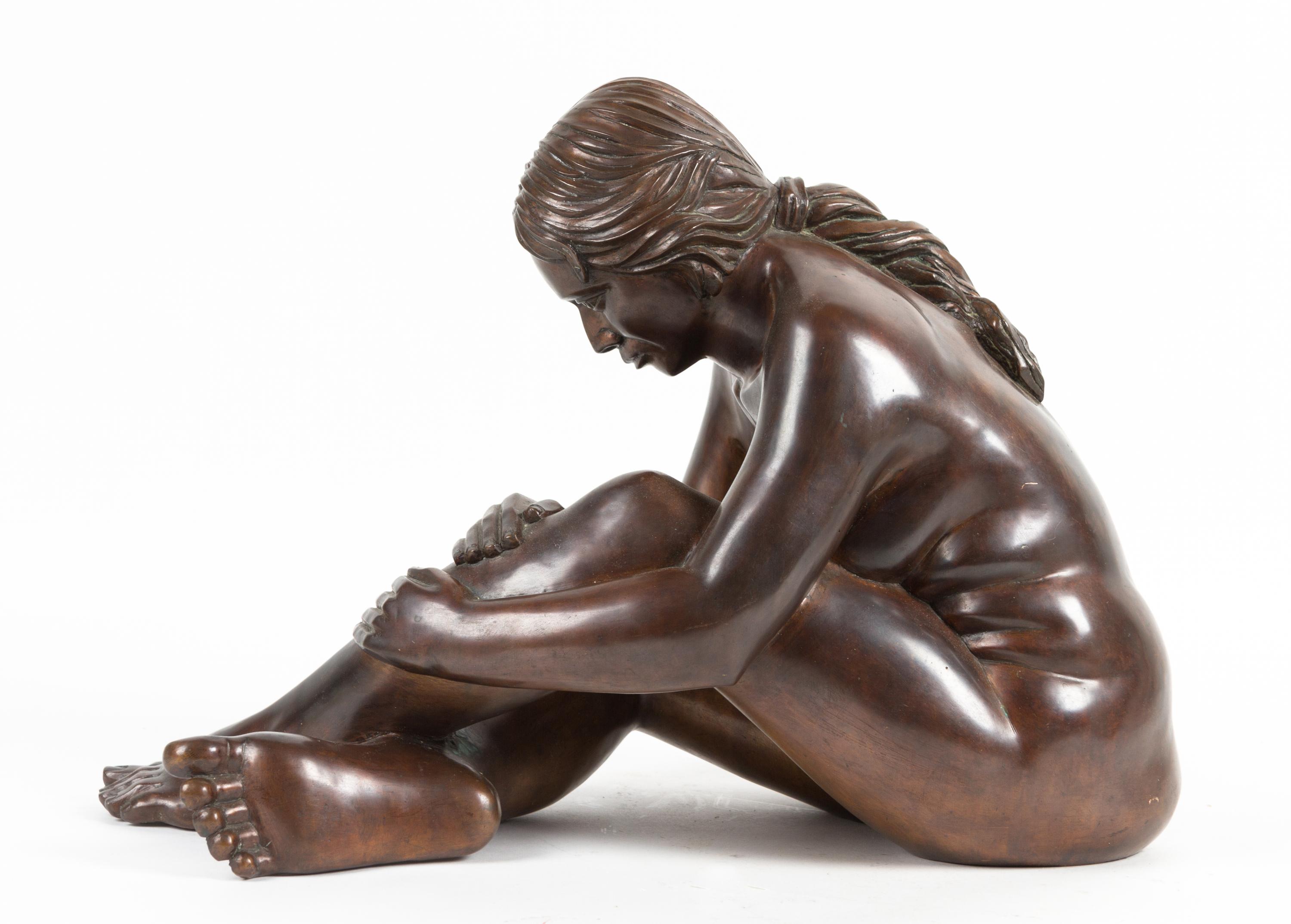 Mario Rangel Gomez, (Mexican, 20th century), Seated Woman