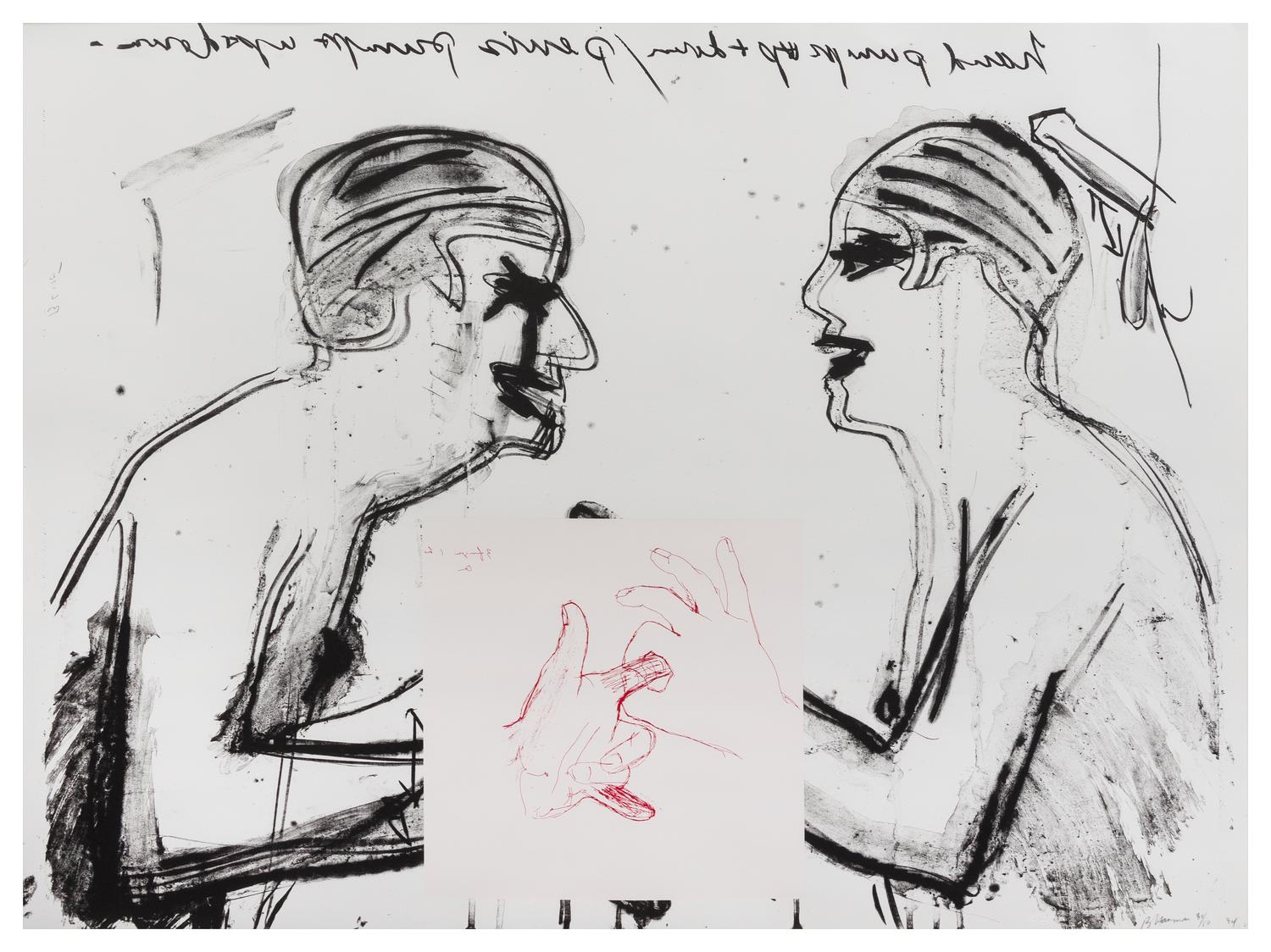 Bruce Nauman, (American, b. 1941), Untitled (from Fingers and Holes), 1994