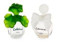 A Group of Two Gres Factice Perfume Bottles