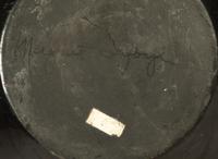 Blackware Wedding Vase, with Bear Paw