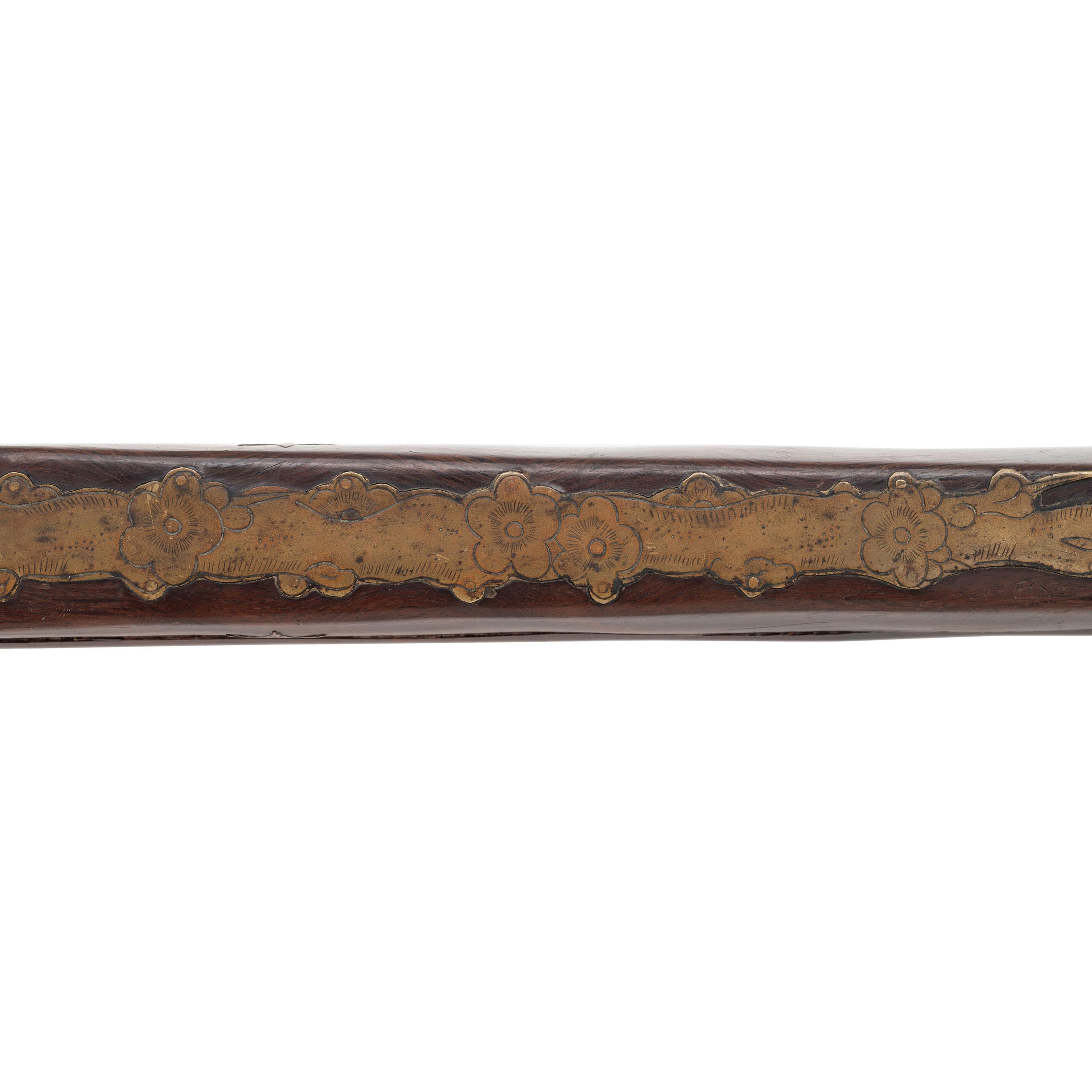 Japanese Tanegashima with Two Mon to the Stock and Dragon Motif to Barrel