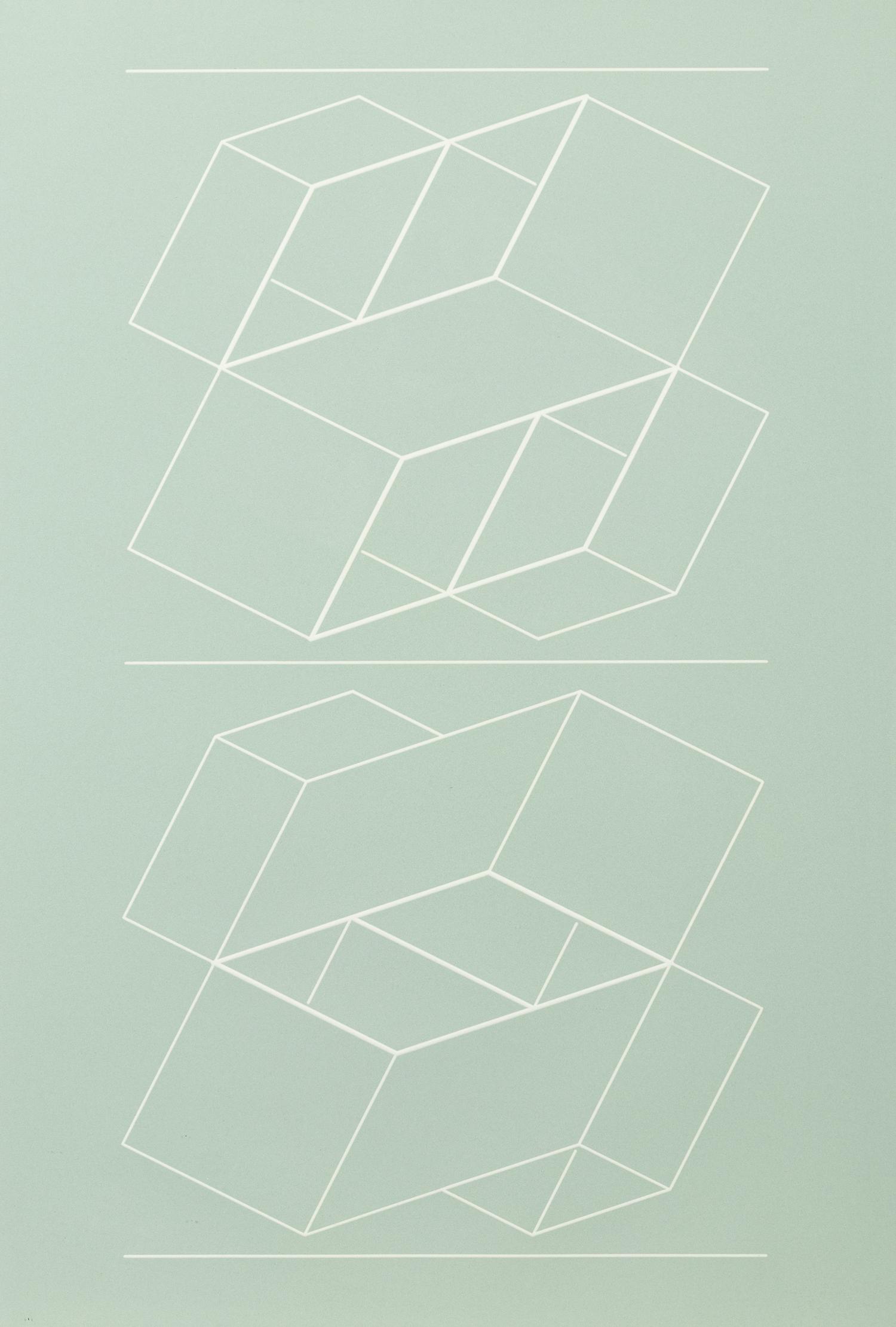 White Embossing on Gray: I-X (complete series)